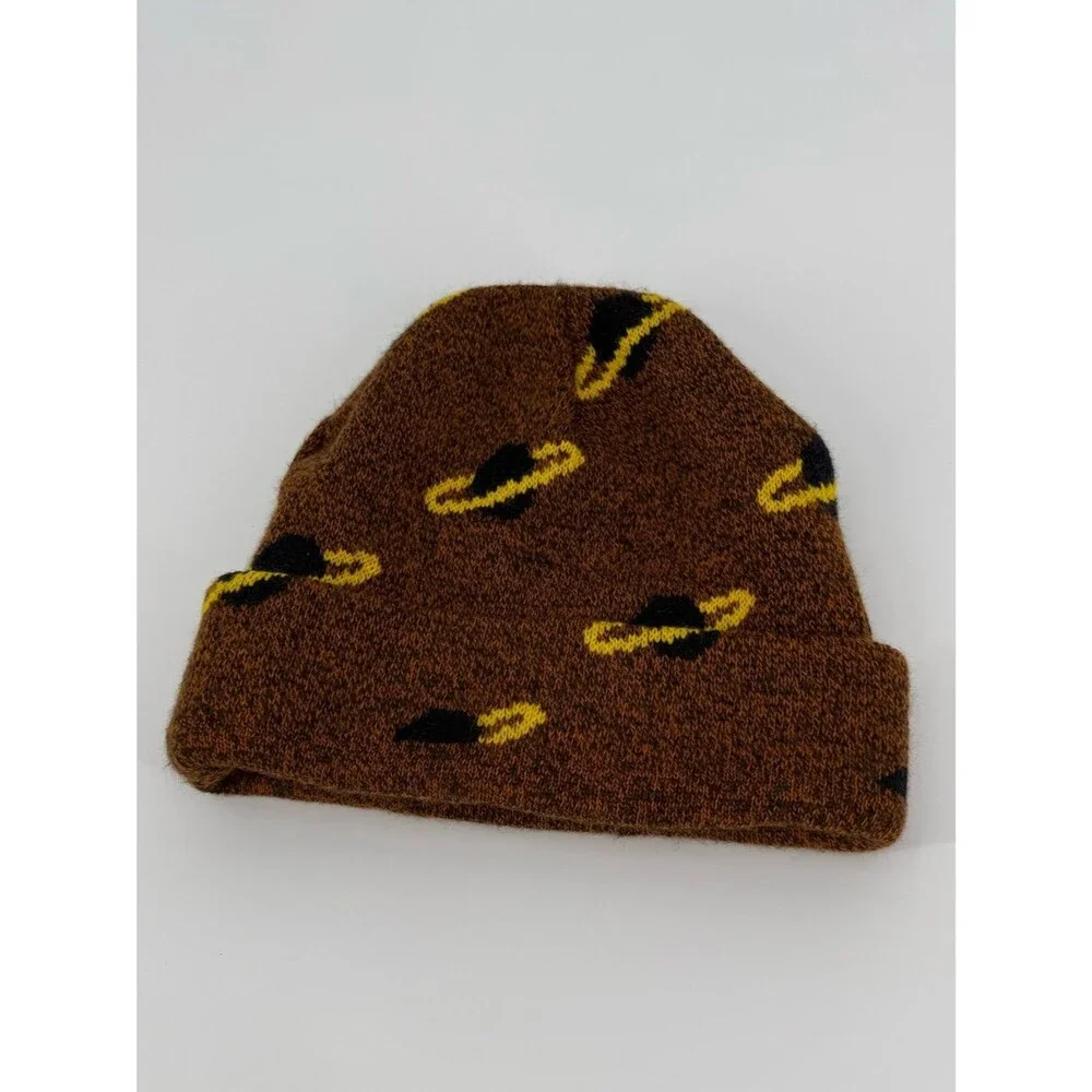 Urban Outfitters BDG Icon Intarsia Beanie | Brown | OS